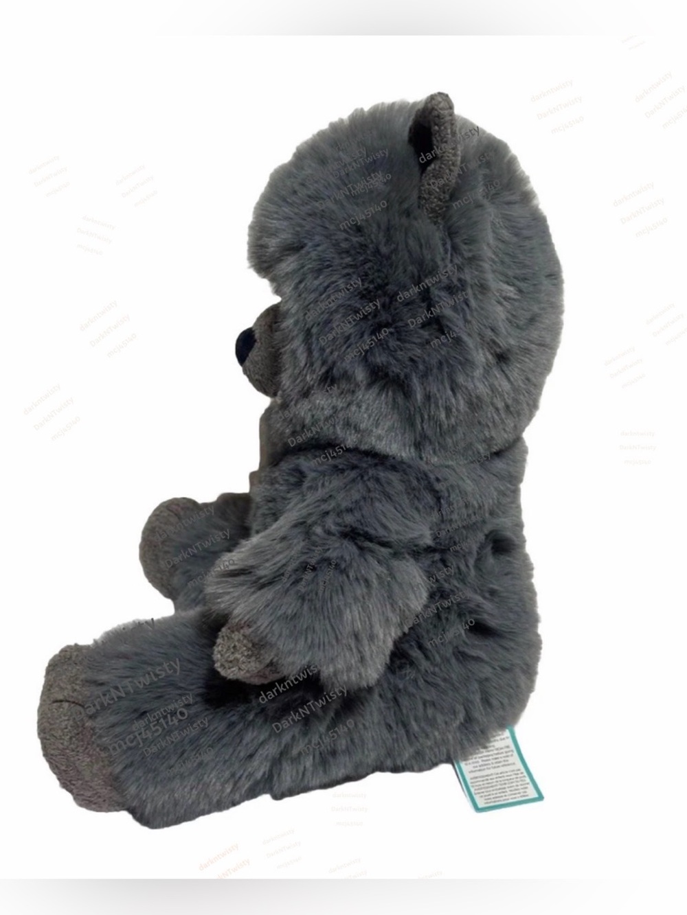 RETIRED RARE BNWT Jellycat Wilf Wolf SEALED IN MFG PLASTIC GR8 GIFT - Picture 5 of 15